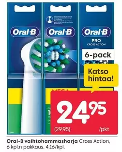 Oral B - vaihtohammasharja Cross Action
