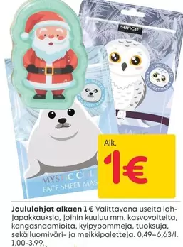 Joululahjat alkaen 1 €