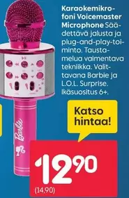 Barbie - Karaokemikrofoni Voicemaster Microphone