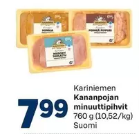Kananpojan minuuttipihvit