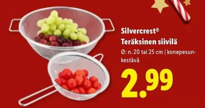 Teräksinen siivilä