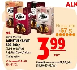 Juhla Mokka JAUHETUT KAHVIT