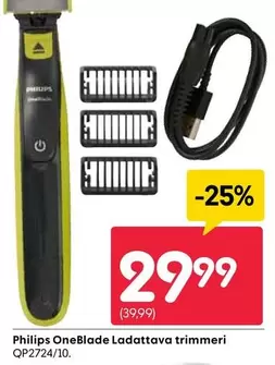 OneBlade Ladattava trimmeri QP2724/10.