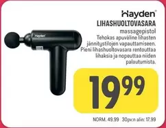 LIHASHUOLTOVASARA massagepistol