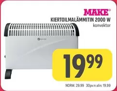 KIERTOILMALÄMMITIN 2000 W