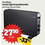 läpivirtauslämmitin