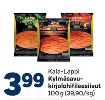 Kala-Lappi Kylmäsavu-kirjolohifileesiivut