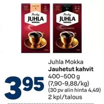 Juhla Mokka Jauhetut kahvit