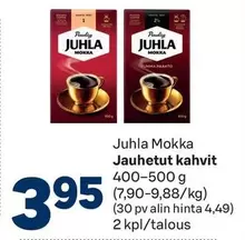 Juhla Mokka Jauhetut kahvit