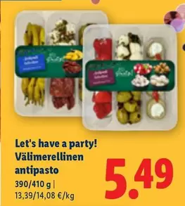 Välimerellinen antipasto