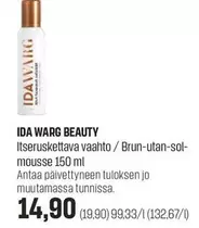 Itseruskettava vaahto / Brun-utan-sol-mousse