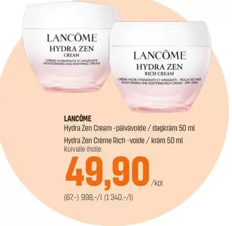 Hydra Zen Cream-päivävoide/dagkräm 50 ml, Hydra Zen Crème Rich-voide/kräm 50 ml