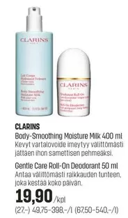 Body-Smoothing Moisture Milk 400 ml, Gentle Care Roll-On Deodorant 50 ml