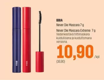 Never Die Mascara 7 g or Never Die Mascara Extreme 7 g