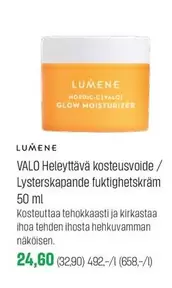 VALO Heleyttävä kosteusvoide / Lysterskapande fuktighetskräm