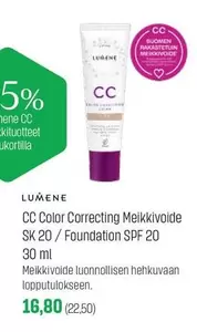 CC Color Correcting Meikkivoide SK 20 / Foundation SPF 20
