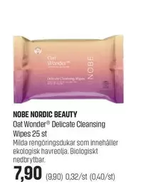 Nordic - Oat Wonder Delicate Cleansing Wipes 25 st