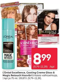 Excellence, Casting Creme Gloss & Magic Retouch hiusväri