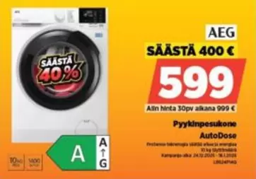 Pyykinpesukone AutoDose