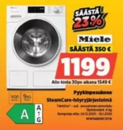 Miele - Pyykinpesukone