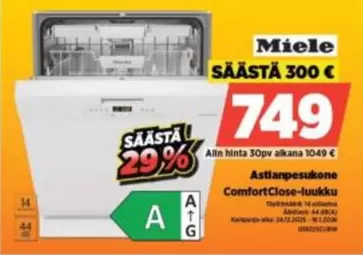 Miele - Astianpesukone