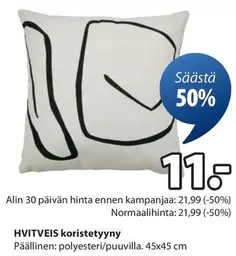 HVITVEIS koristetyyny