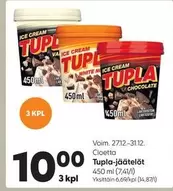 Tupla-jäätelöt