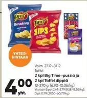 Big Time -pussia ja Taffel dippiä