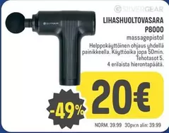 LIHASHUOLTOVASARA P8000 massagepistol