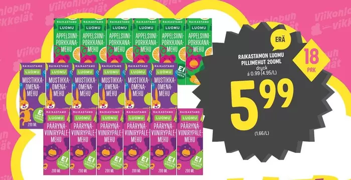 RAIKASTAVAN LUOMU PILLIMEHUT 200ML