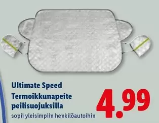 Termoikkunapeite peilisuojuksilla