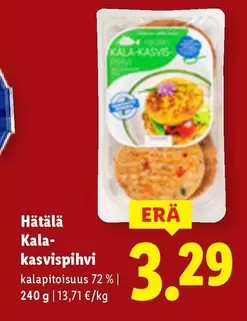 Kala-kasvispihvi