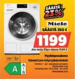 Miele - Pyykinpesukons