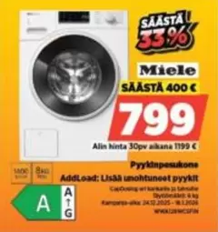 Miele - Pyykinpesukons