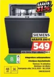 Siemens - Astianpesukone