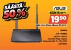 Asus - 3-in-1 reititin