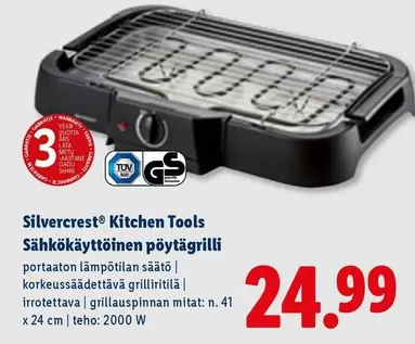 Sähkökäyttöinen pöytägrilli