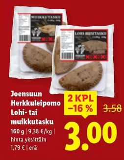 Lohi- tai muikkutasku