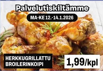 HERKKUGRILLATTU BROILERINKOIPI