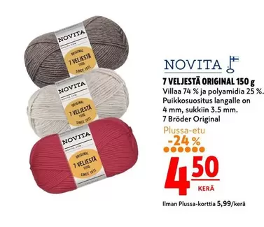 Original - 7 VELJESTÄ ORIGINAL 150 g