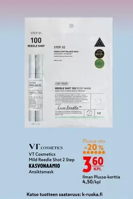 Mild Reedle Shot 2 Step KASVONAAMIO