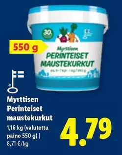 Perinteiset maustekurkut
