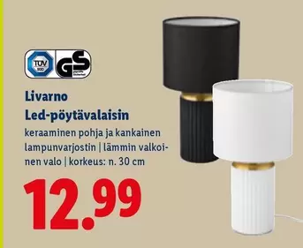 Led-pöytävalaisin