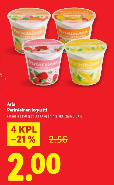 Arla - Perinteinen jogurtti