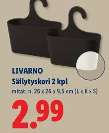 Säilytyskori 2 kpl