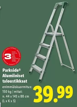 Alumiiniset taloustikkaat