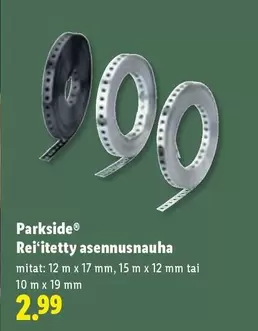 Rei'itetty asennusnauha