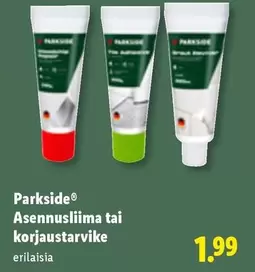 Asennusliima tai korjaustarvike