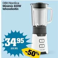 Obh Nordica - Minimix 400W tehosekoitin