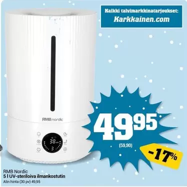 Nordic - 51UV-steriloiva ilmankostutin